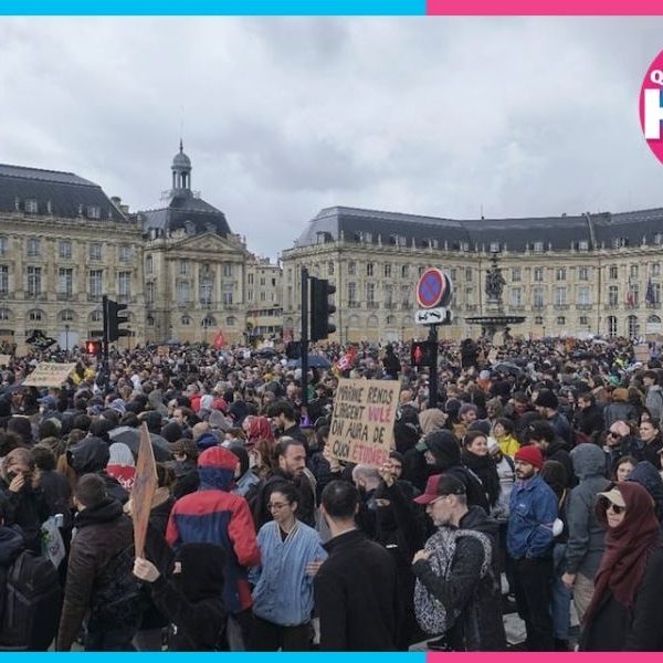 Miles de jóvenes protestan en París contra el costo de la vida