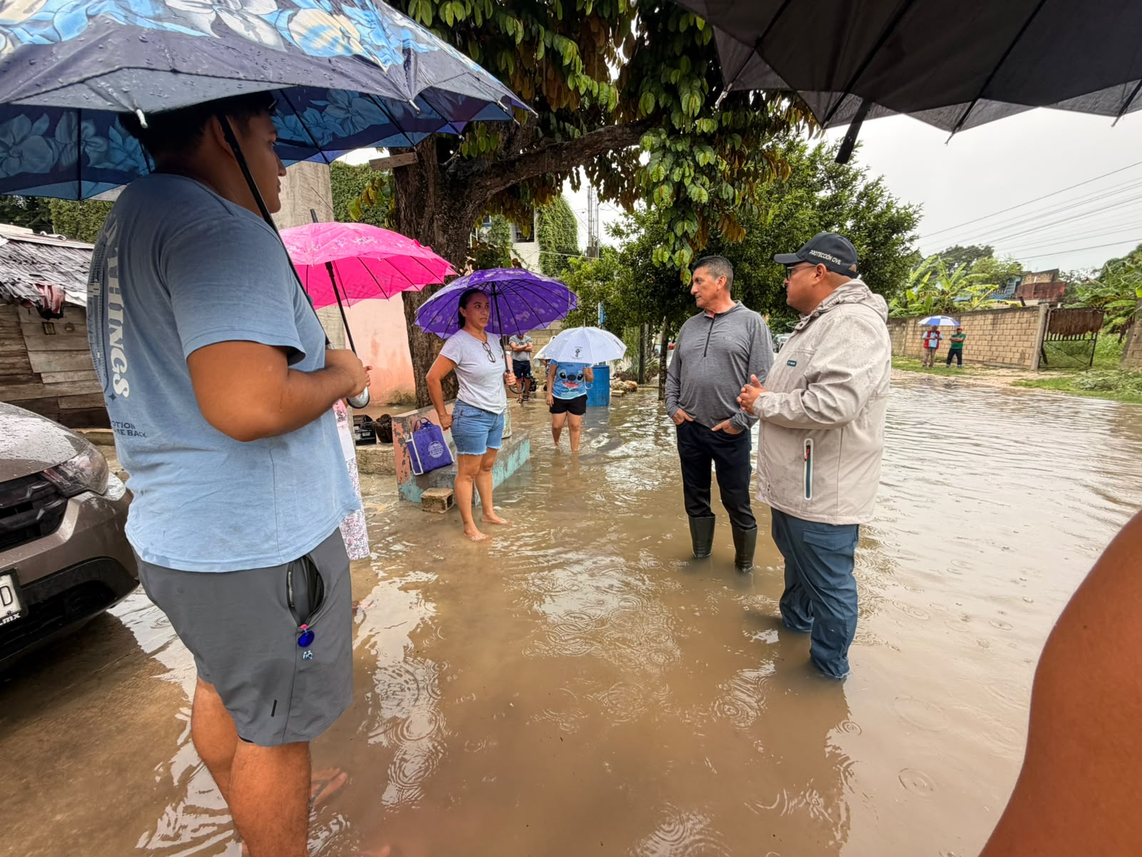 Lluvias dejan afectaciones en Bacalar y Chetumal