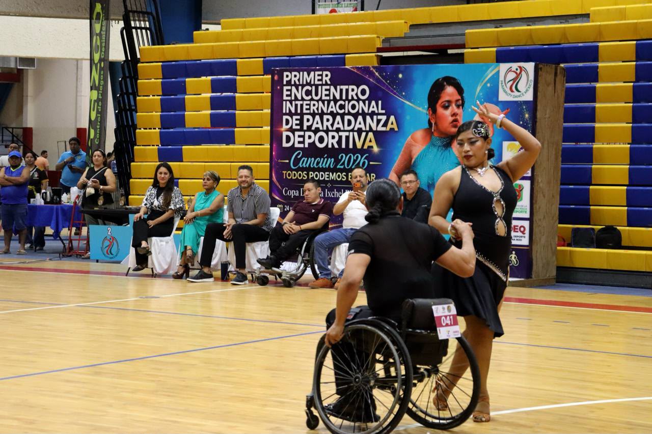 Cancún reúne a más de 80 atletas en encuentro de paradanza