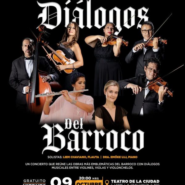Concierto barroco gratuito en Cancún en el Teatro de la Ciudad