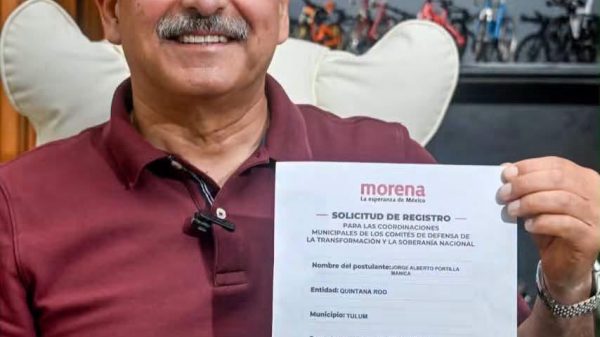 Jorge Portilla confirma registro en Morena para buscar coordinación