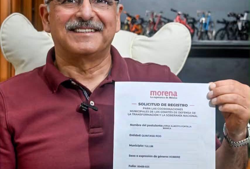 Jorge Portilla confirma registro en Morena para buscar coordinación