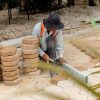 Banquetas y guarniciones de La Veleta avanzan 60%
