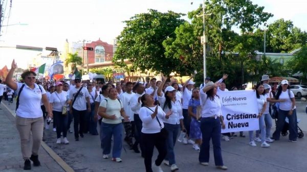 Cinco mil cristianos marcharán por la paz en Cancún