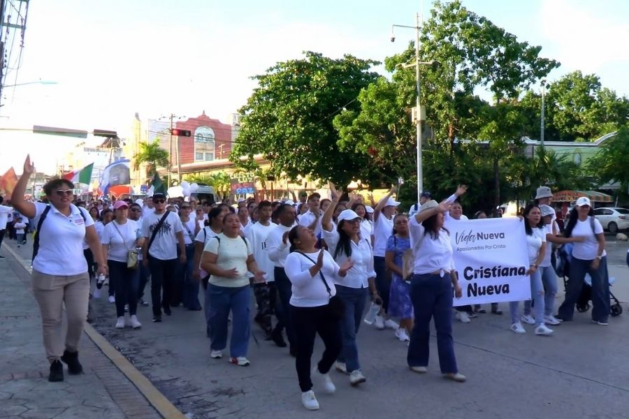 Cinco mil cristianos marcharán por la paz en Cancún