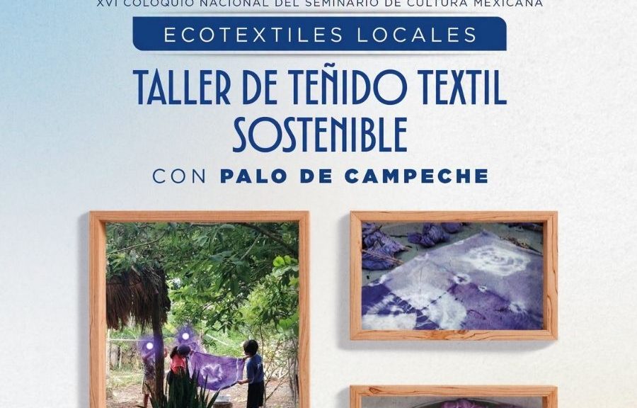 Palo de Campeche inspira taller textil en Cancún