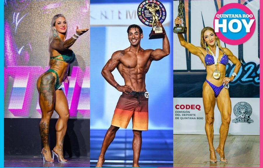 Cuatro atletas de Quintana Roo van al Mundial IFBB