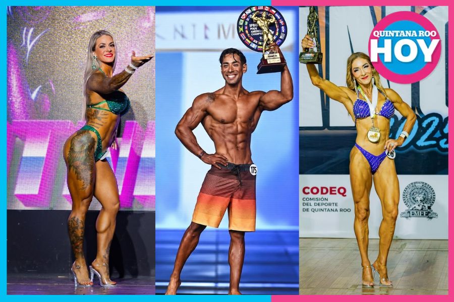 Cuatro atletas de Quintana Roo van al Mundial IFBB