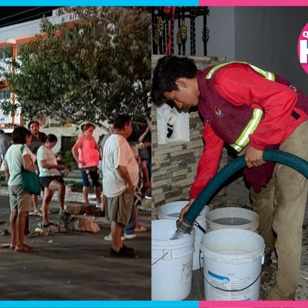 Falta de agua provoca bloqueo y presión en Cancún