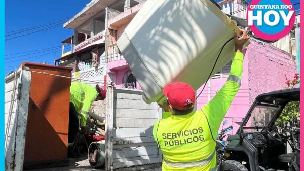 Retiran dos toneladas de cacharros en Isla Mujeres